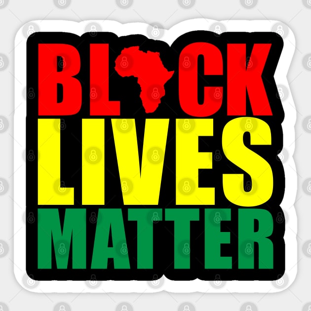 Black Lives Matter | Protest | African American Sticker by UrbanLifeApparel